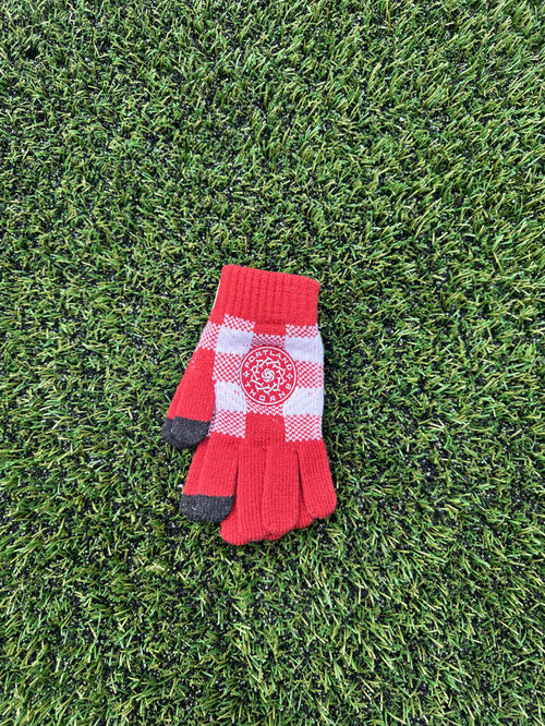 PORTLAND THORNS FC BIG LOGO FLANNEL KNIT GLOVES