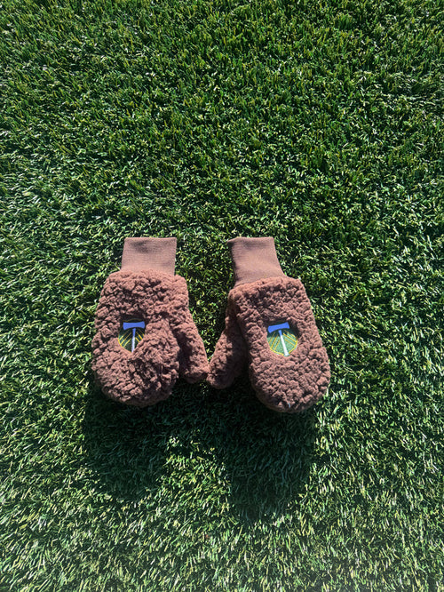 TIMBERS FC LADIES BROWN SHERPA MITTENS