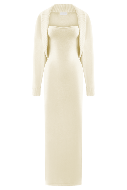 Kingston Knit Maxi Dress - Ivory