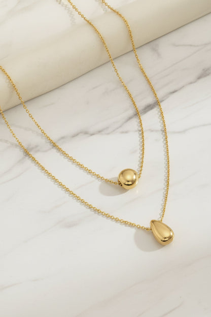 Larna Layered Necklace - Gold