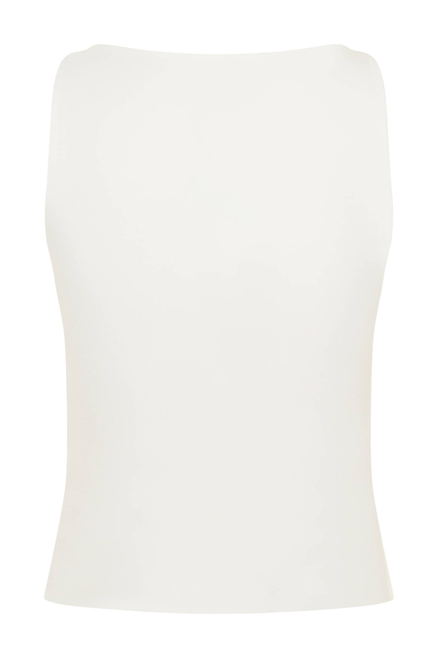 Nicolette Sleeveless Tank Top - White
