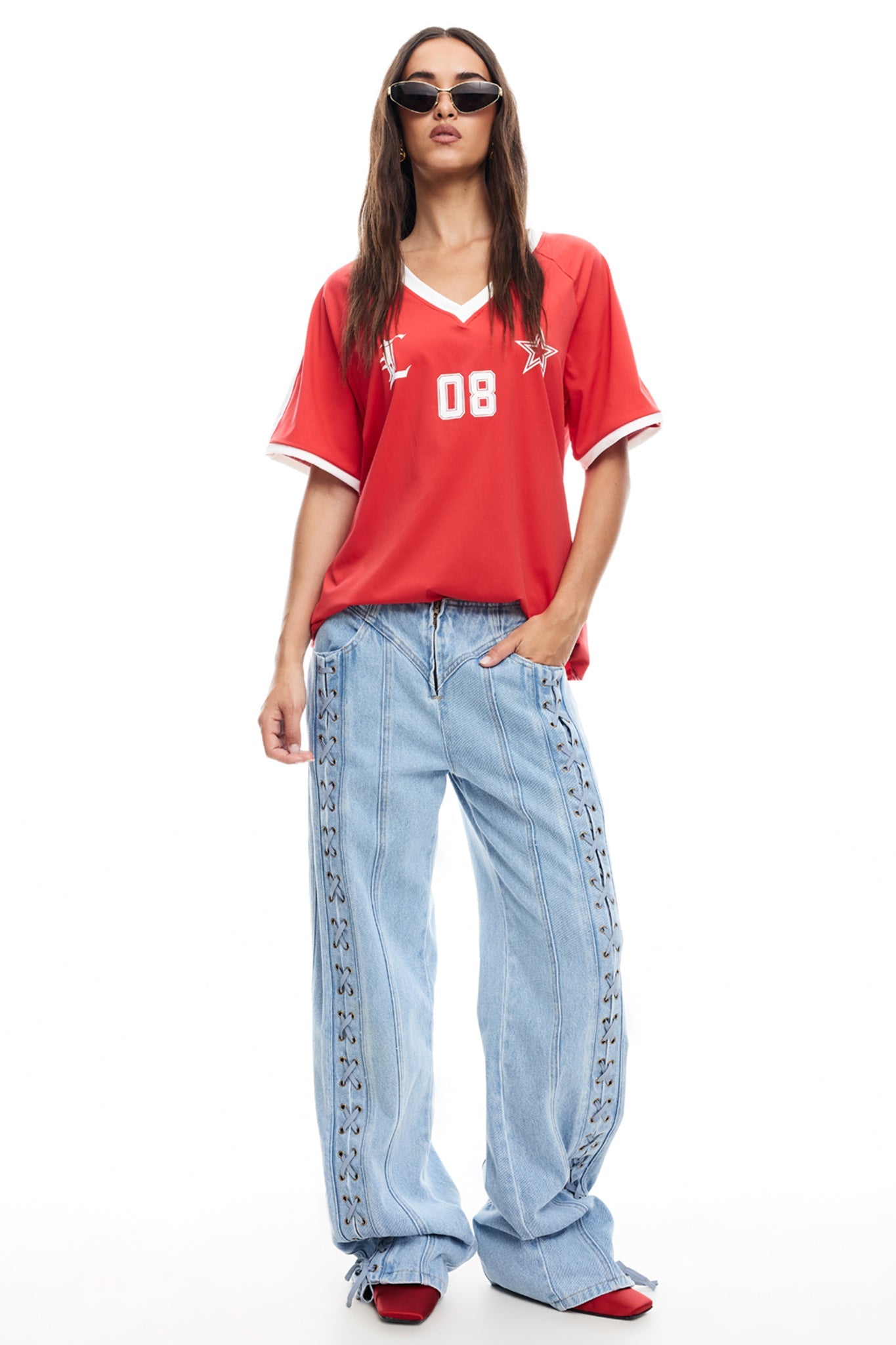 LIONESS Spectate Top Red