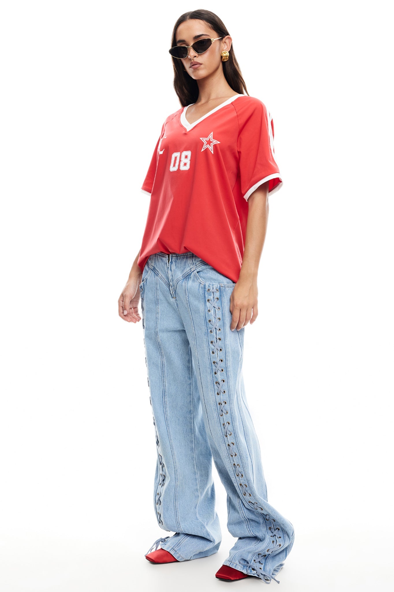 LIONESS Spectate Top Red