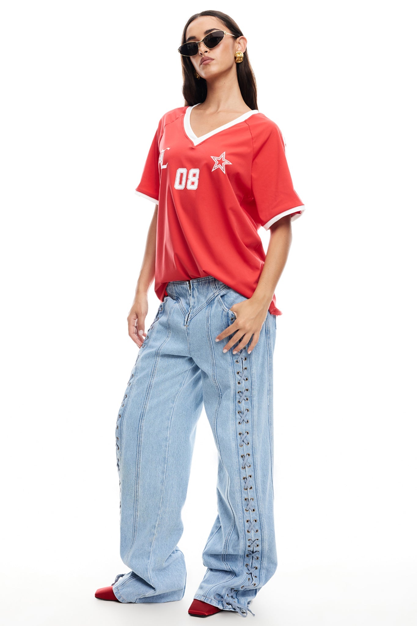 LIONESS Spectate Top Red