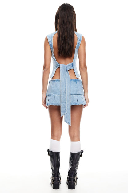 LIONESS Countryside Top Denim