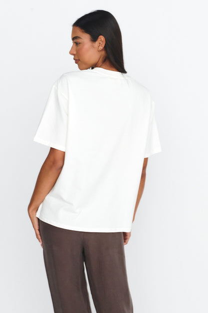 LOST IN LUNAR By The Sea Tee White