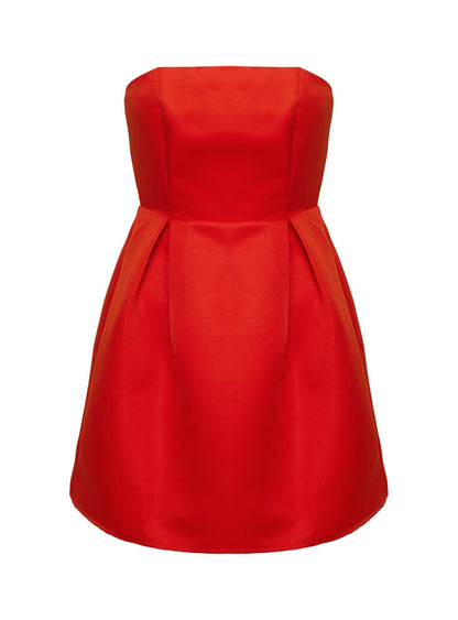 Spader Corset Mini Dress Red