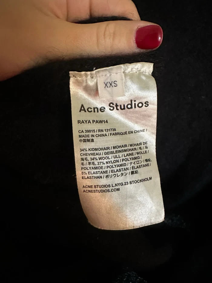 Acne Studios Raya Mohair-ullkofta