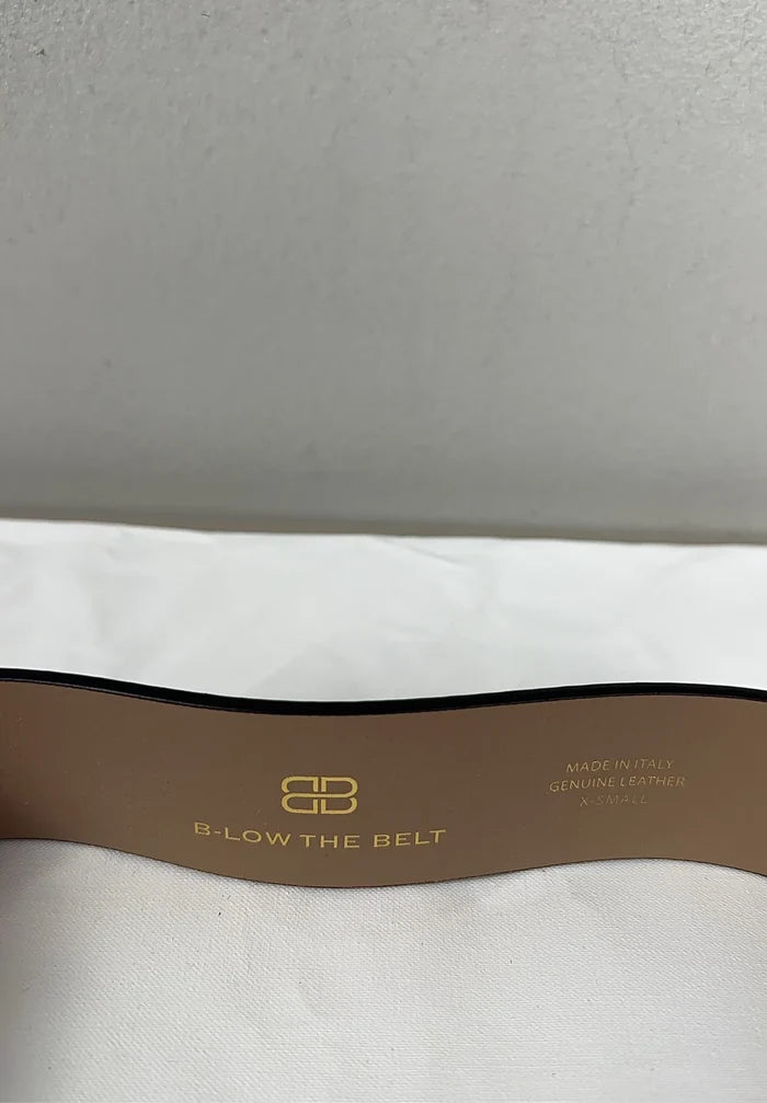 B-Low The Belt Kian Python-skinnbälte NWT