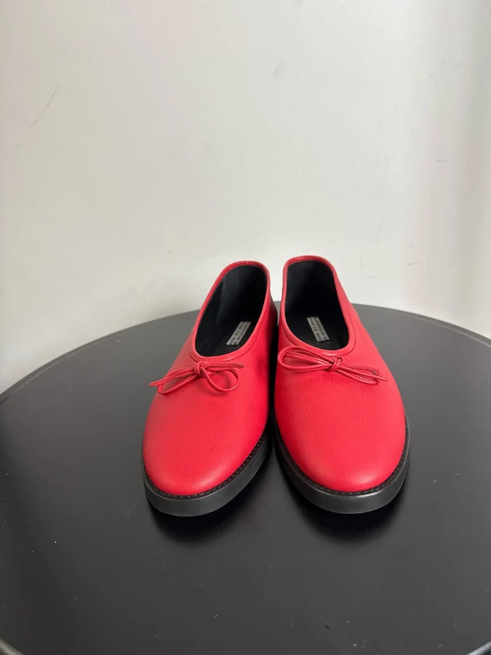 Blankens The Coco 2.0 Red-skinnballerinaskor NWT