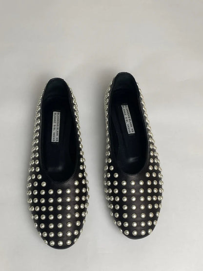 Blankens The Coco With Pearls Ballet flats