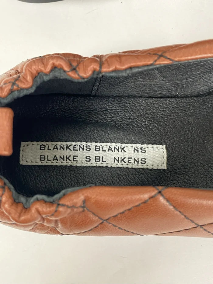 Blankens The Leah Quilted Brown Ballet flats