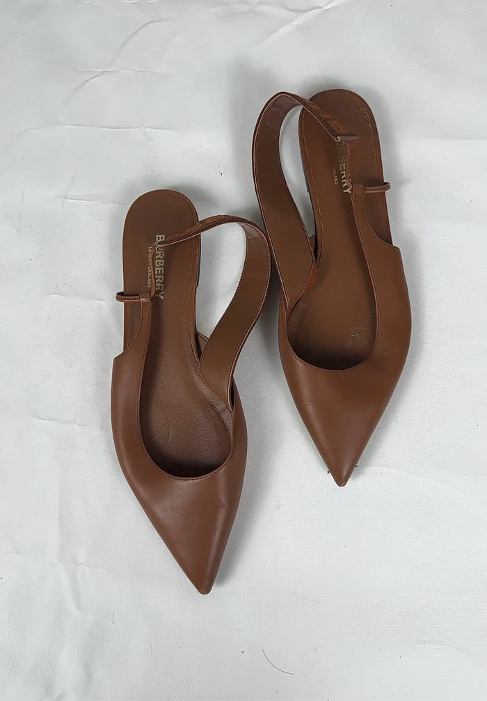Burberry-skinnballerinaskor
