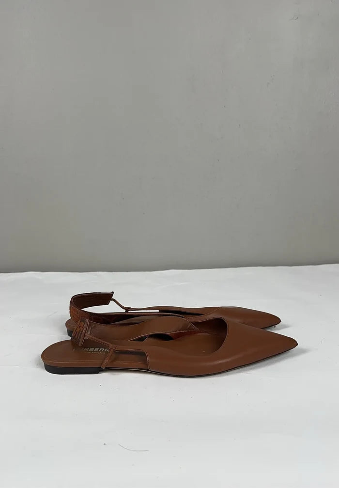 Burberry-skinnballerinaskor