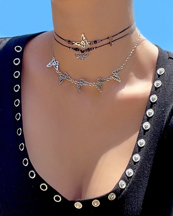 Choker ~ Stay Happy Not Crappy by Johnnie Guilbert