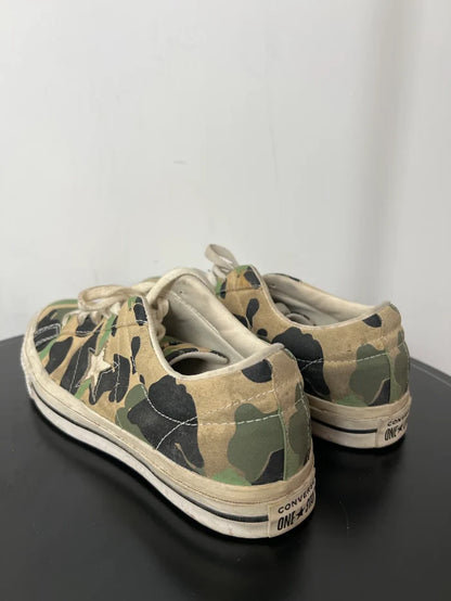 Converse One Star Ox Archive Print Remixed Shoes-sneakers