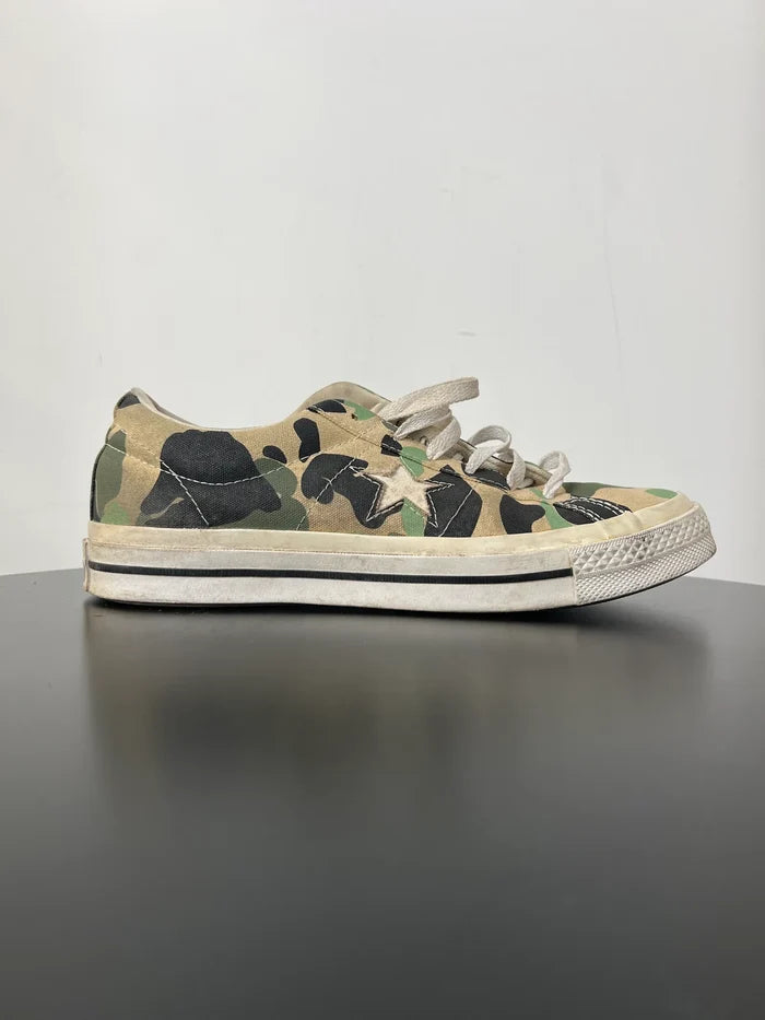 Converse One Star Ox Archive Print Remixed Shoes-sneakers