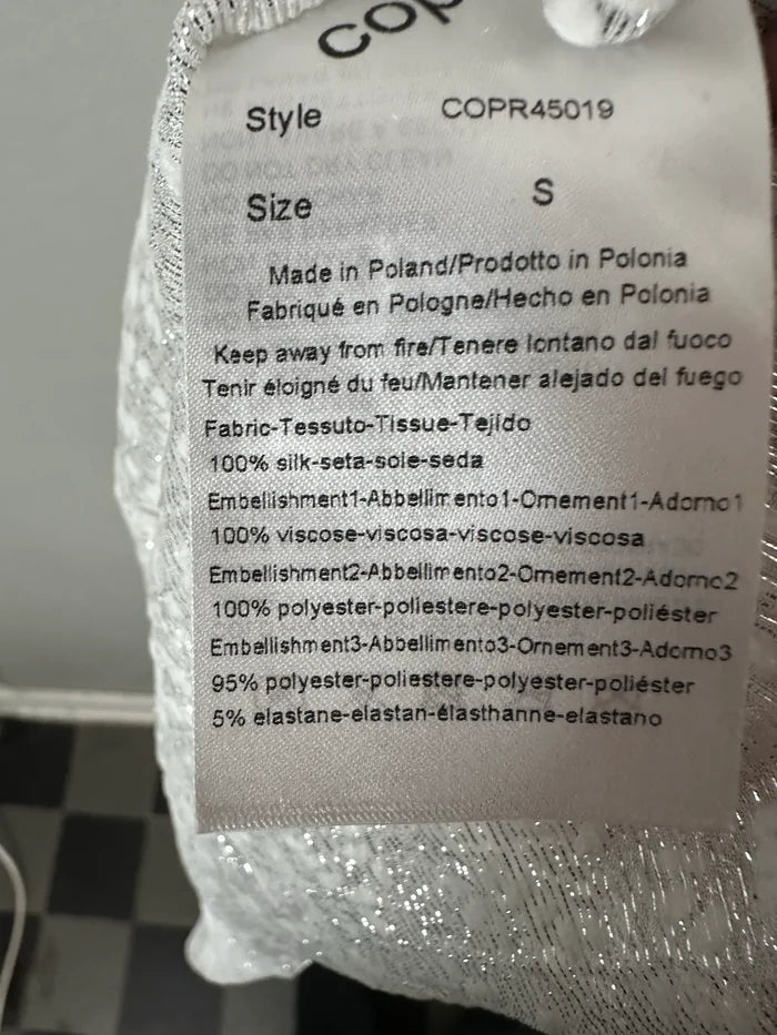 Coperni-sidenklänning
