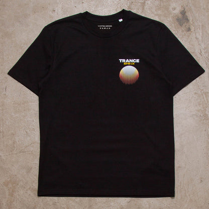 Crest BPM Trance Back Print - Tshirt - Black