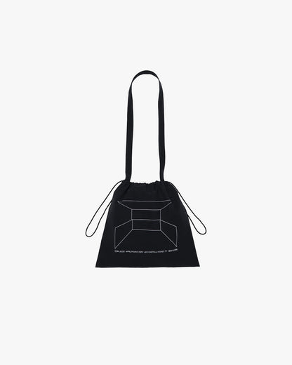 Donald Judd with Graphpaper Artwork Printed Drawstring Bag