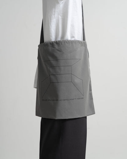 Donald Judd with Graphpaper Artwork Printed Drawstring Bag