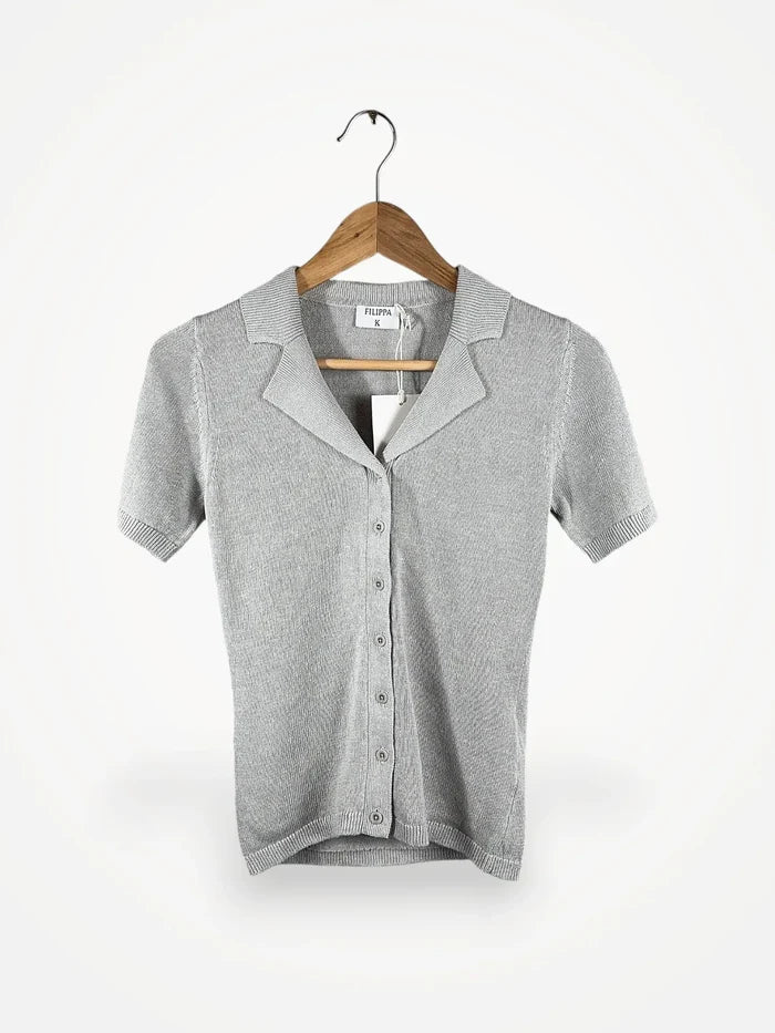 Filippa K Cotton Linen Knit-linnetopp NWT