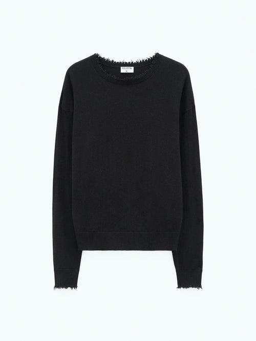 Filippa K Frayed R-Neck Top-ulltopp NWT