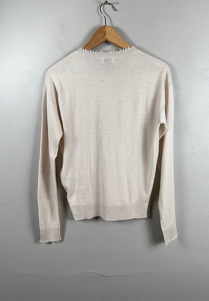 Filippa K Frayed R-Neck Top-ulltopp NWT