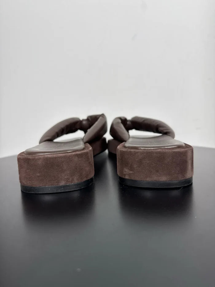 Flattered Blair Brown Leather/suede-skinnsandaler