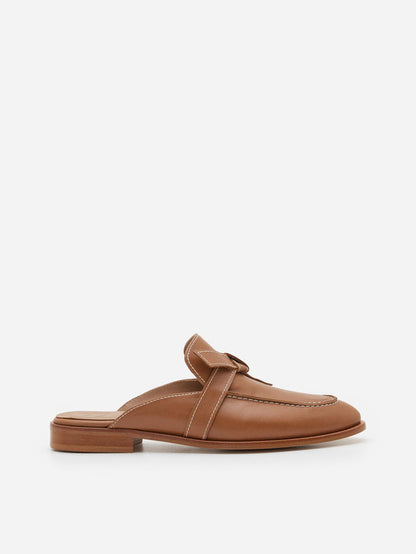 Flattered Daisy Leather Brown-skinnsandaler NWOT