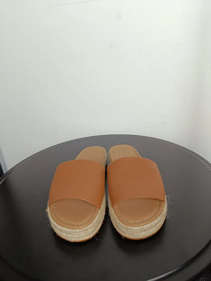 Flattered Ellen Cognac Leather-skinnsandaler NWOT
