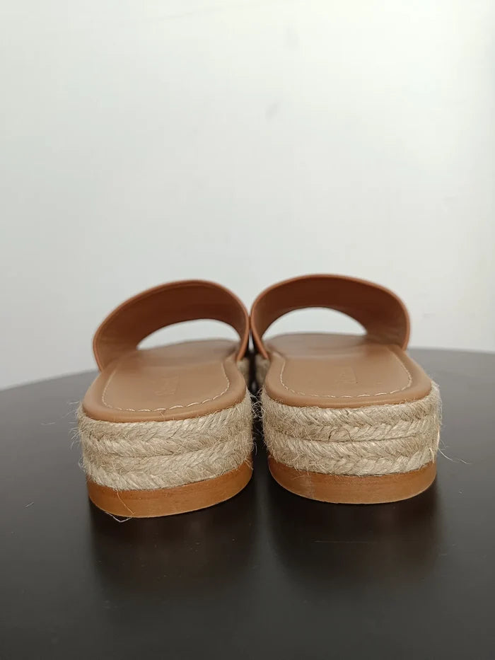 Flattered Ellen Cognac Leather-skinnsandaler NWOT