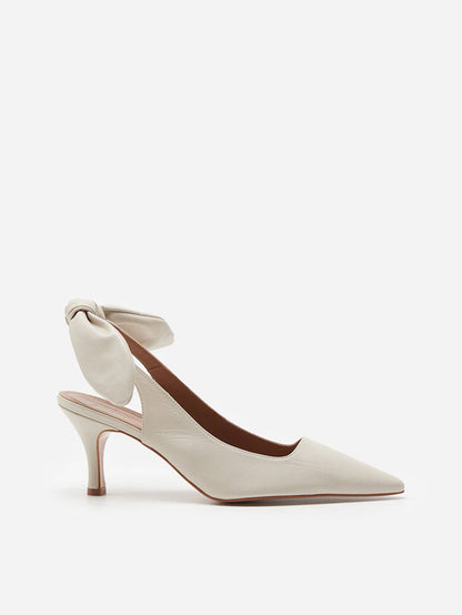 Flattered Francesca Bow-skinnklackar NWOT