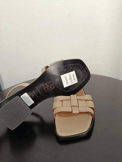 Flattered Freja-skinnsandaler NWOT