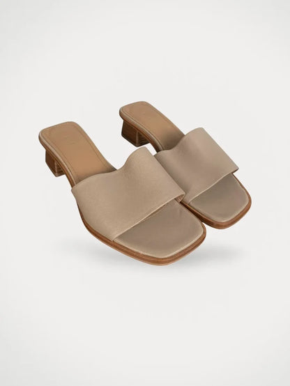 Flattered Jody Leather Beige-skinnsandaler