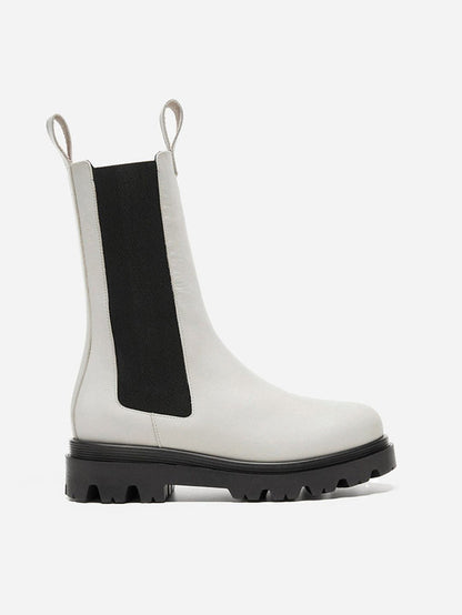 Flattered Lia Creme-skinnboots NWOT