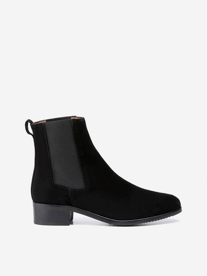 Flattered Lucile Suede Black-boots