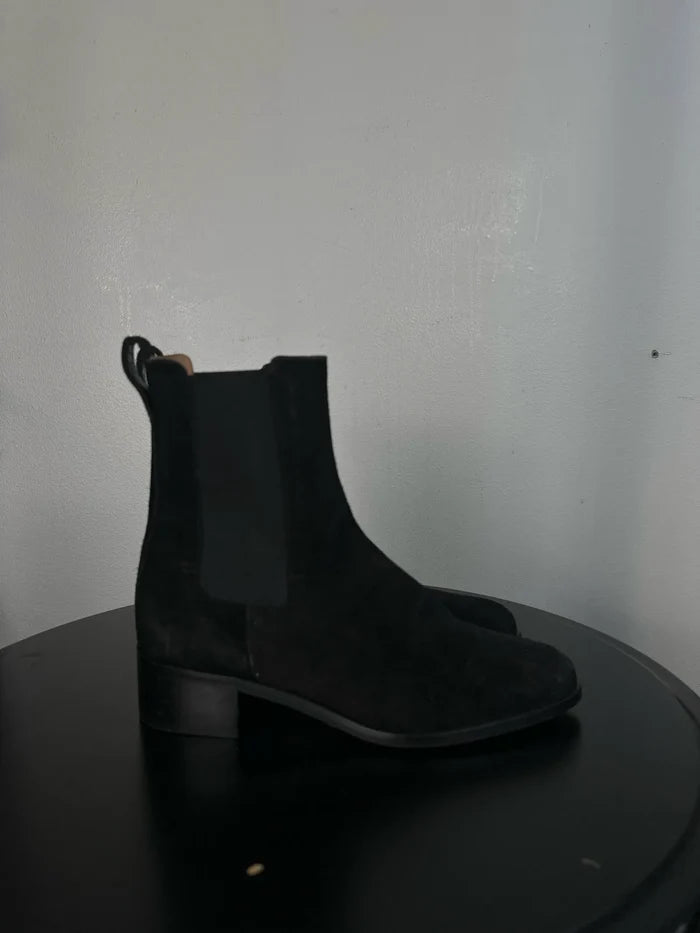 Flattered Lucile Suede Black-boots