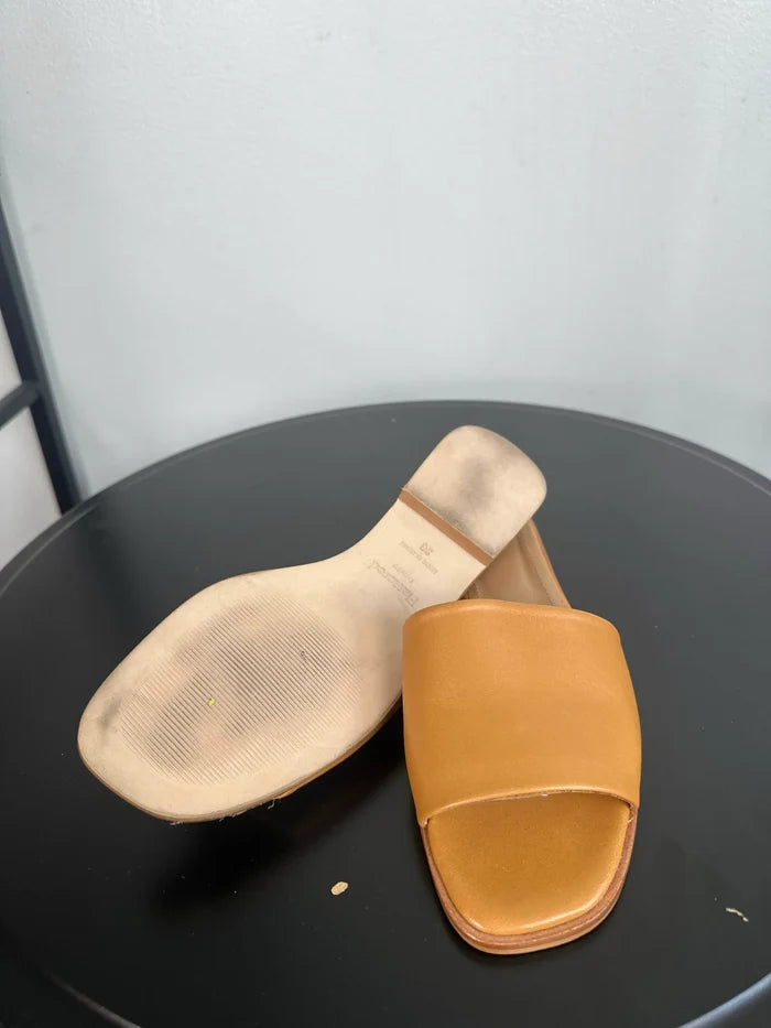 Flattered Mouna Leather Cognac-skinnsandaler