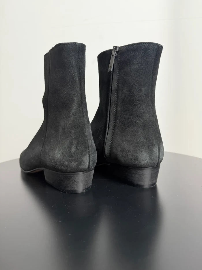 Flattered Rami Black Suede-boots