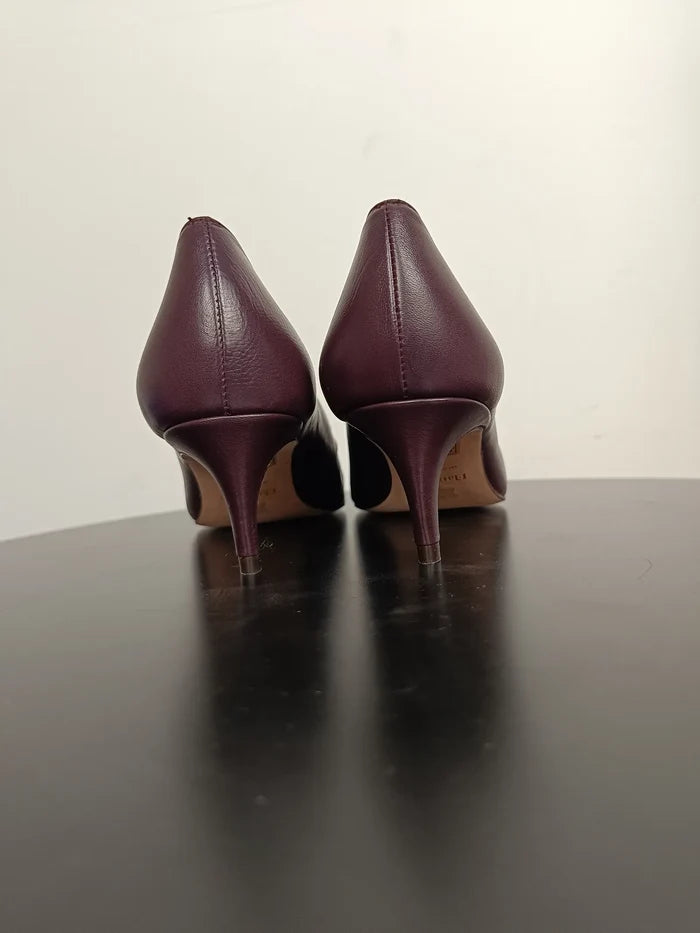 Flattered Tamara Burgundy-skinnklackar