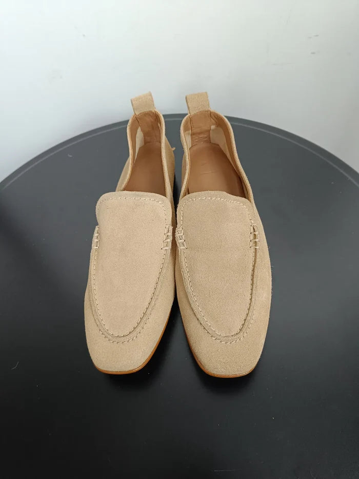 Flattered Vida Suede Sand-loafers