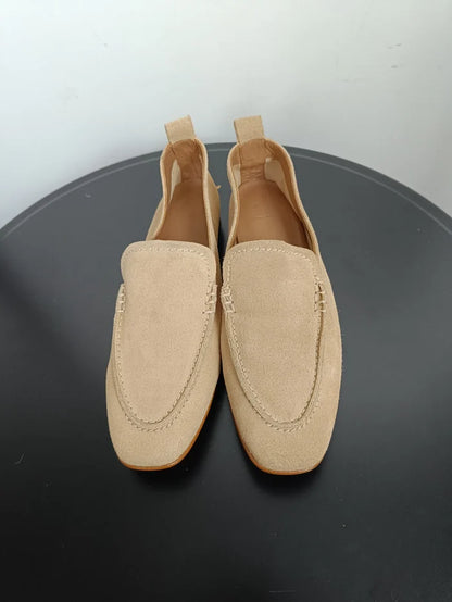 Flattered Vida Suede Sand-loafers