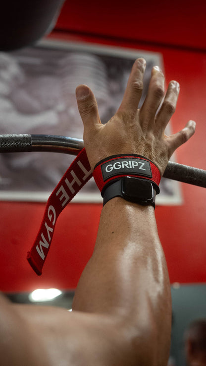 GGRIPZ Lifting Straps Red