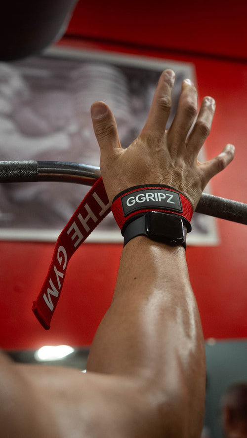 GGRIPZ Lifting Straps Red
