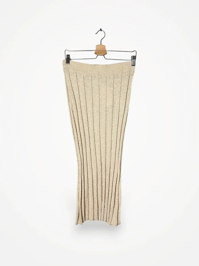 Gina Tricot Cotton Blend Knit-kjol NWT