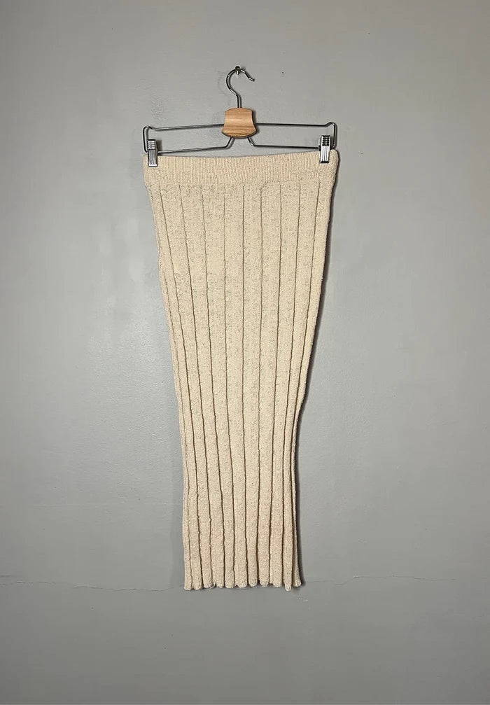 Gina Tricot Cotton Blend Knit-kjol NWT