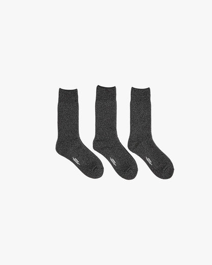 Graphpaper 3-Pack Melange Socks