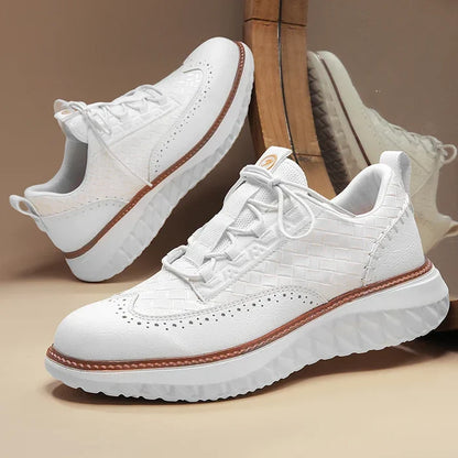 Ian Ridge Leather Sneakers