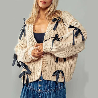 Imogen Bow Cardigan